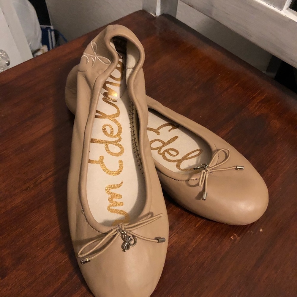 Tan FelicitSam Edelman Ballet Flats 7 1/2 Narrow